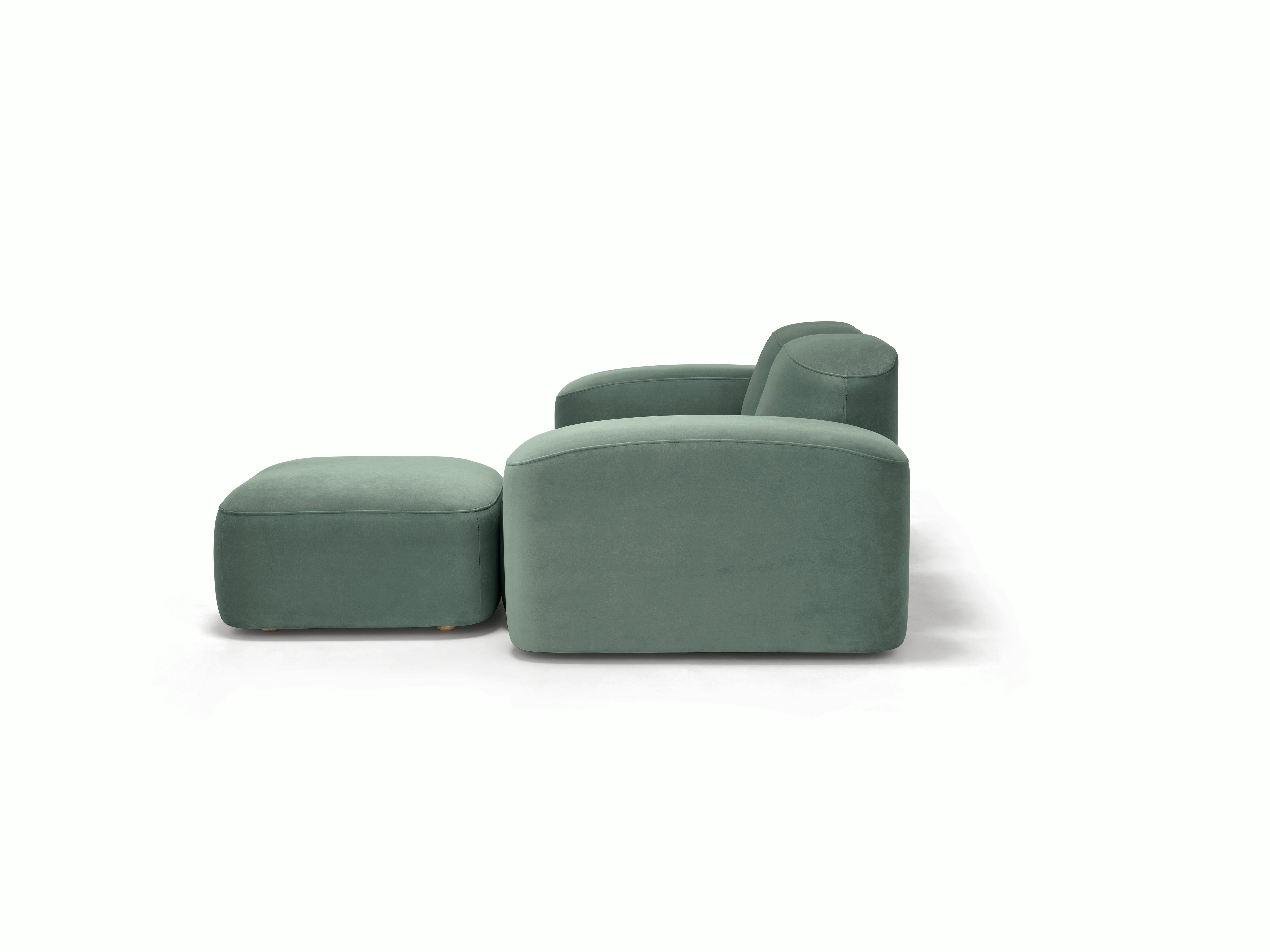 Muse Sofa - Two Seater with Muse Ottoman