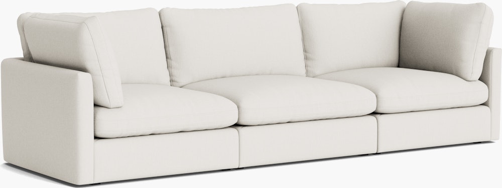 Hackney Compact 3 Seat Sofa - Metaphor, 002 Moonflower