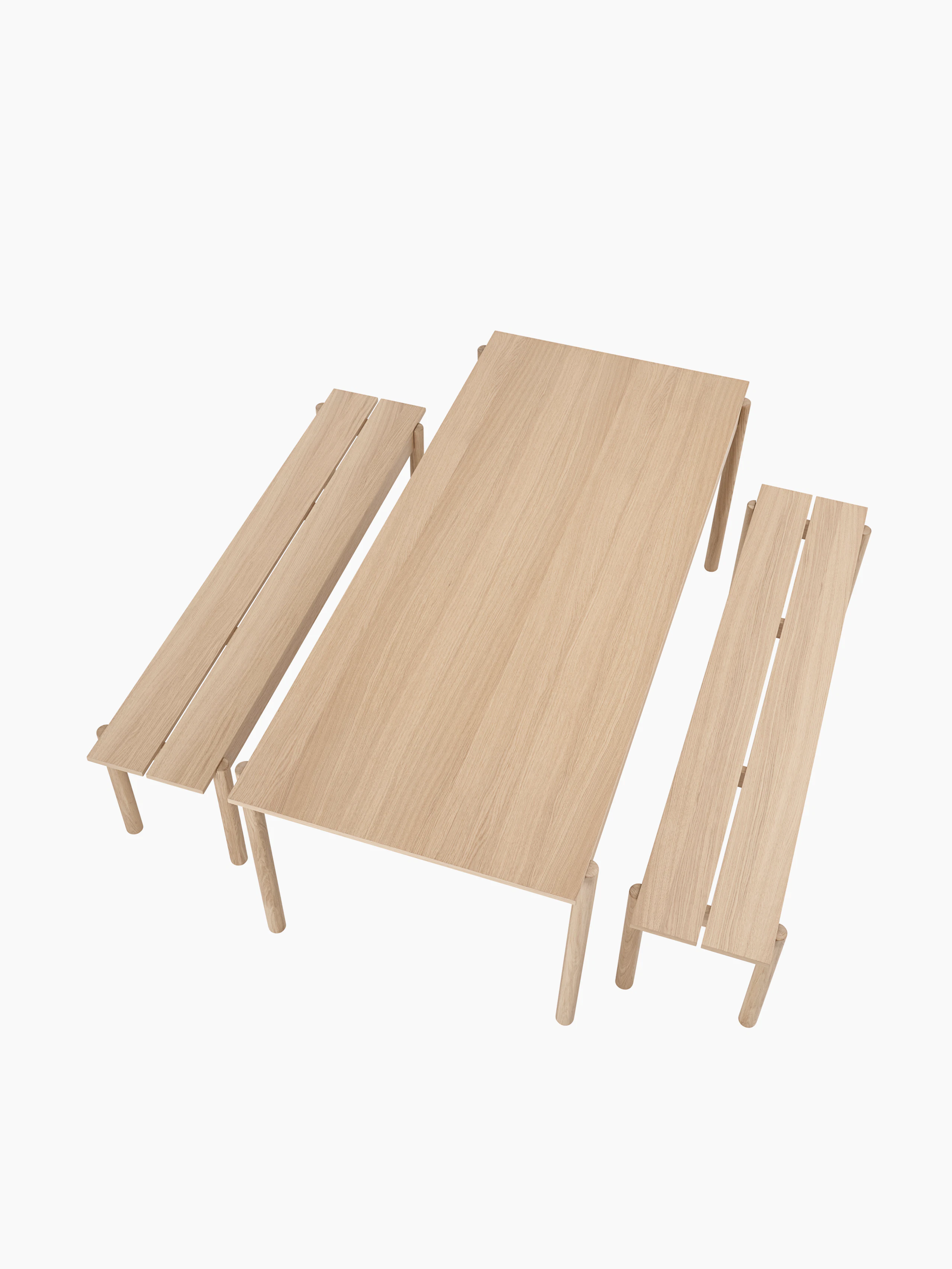 Linear wood oak set 200 detail 1 Muuto