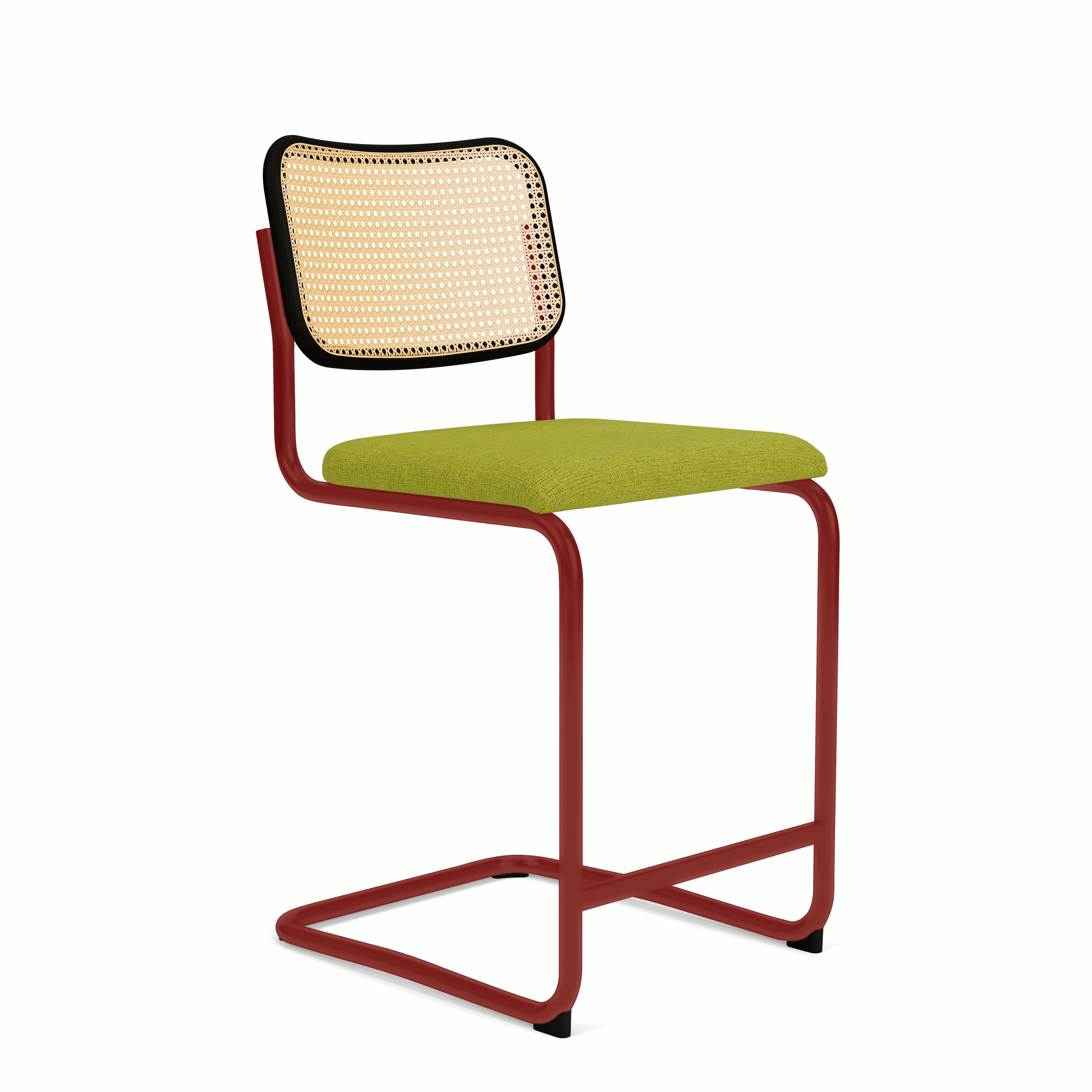 Cesca Stool With Upholstered Seat Pad