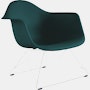 Eames Molded Plastic Low Wire Base Armchair