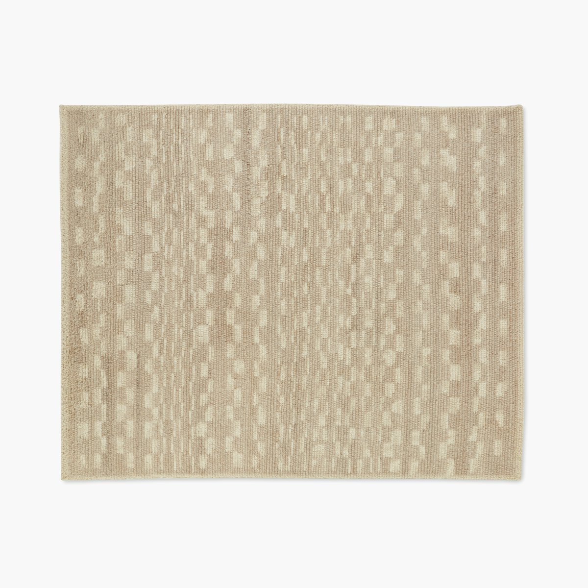 Marl Handwoven Moroccan Wool Rug Marl Handwoven Moroccan Wool Rug, Morel