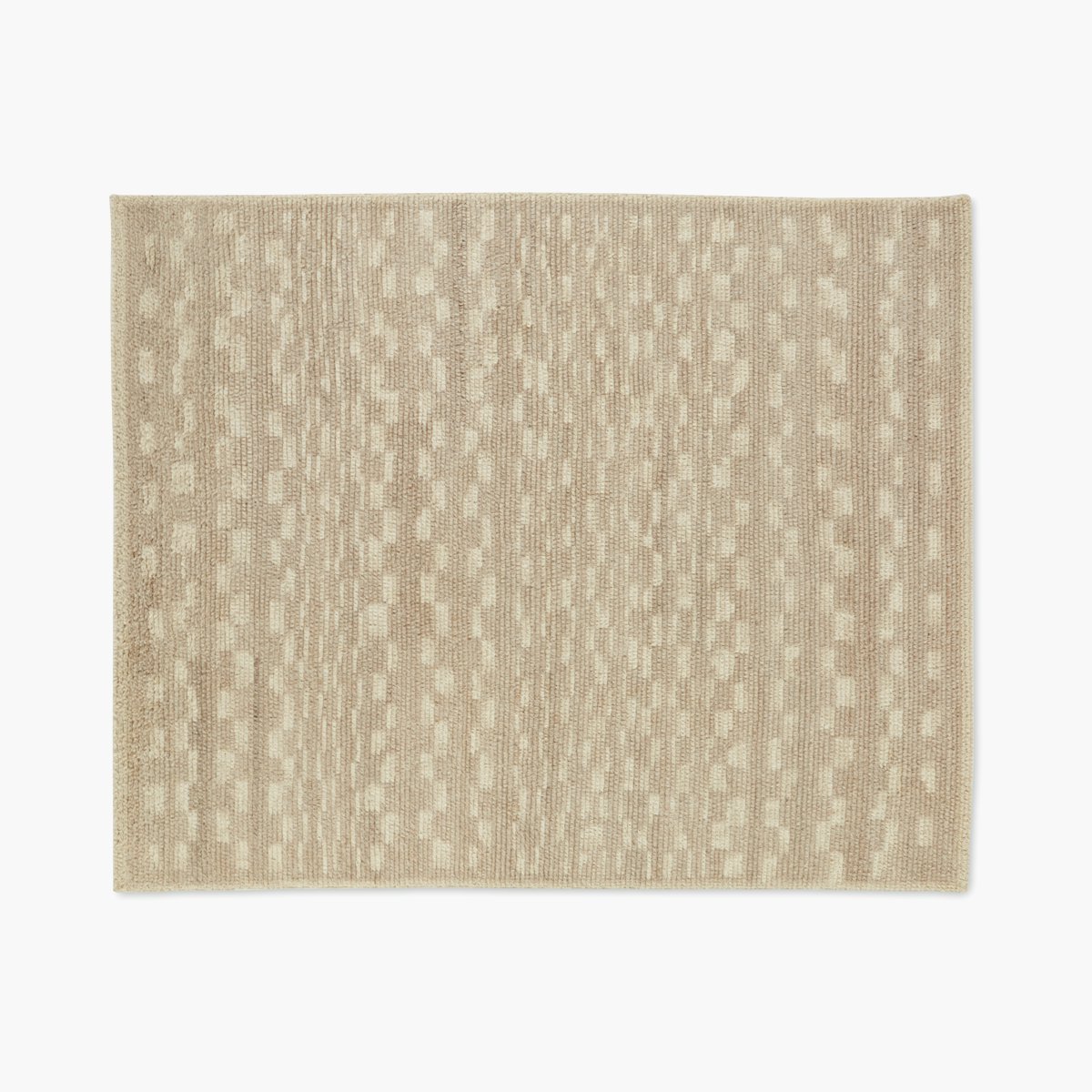 Marl Handwoven Moroccan Wool Rug, Morel