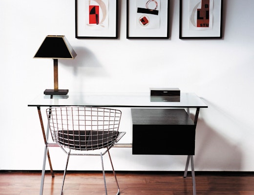Albini Desk and Bertoia Side Chair