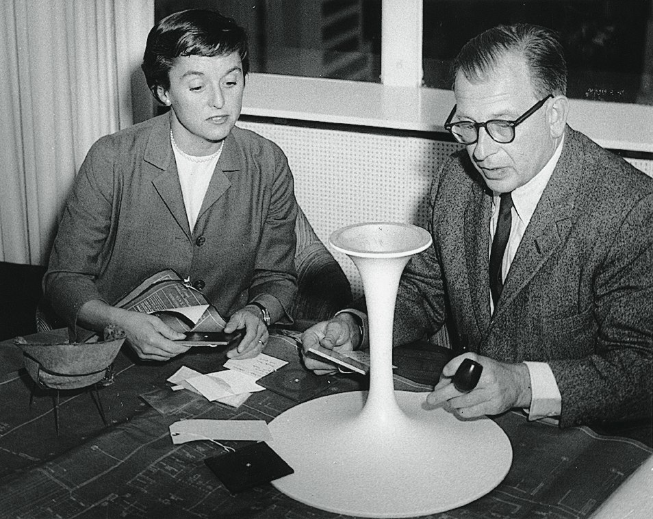 Florende Knoll and Eero Saarinen