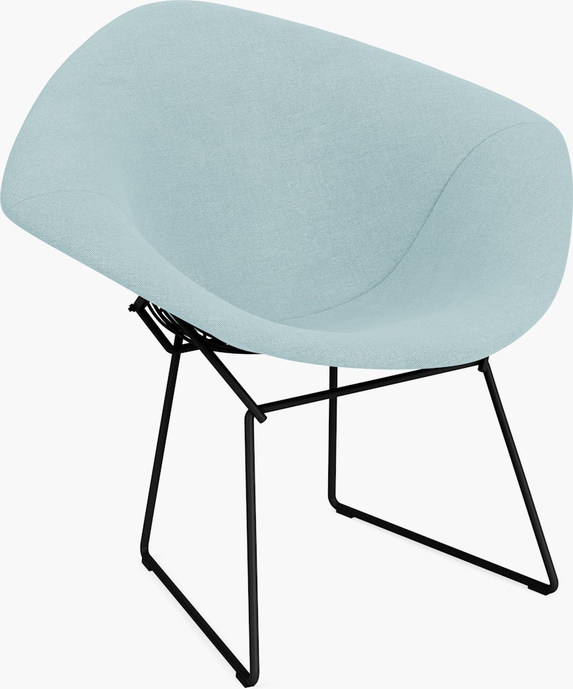 Bertoia Diamond Chair, Black, Full Cover, Crossroad, Cabana
