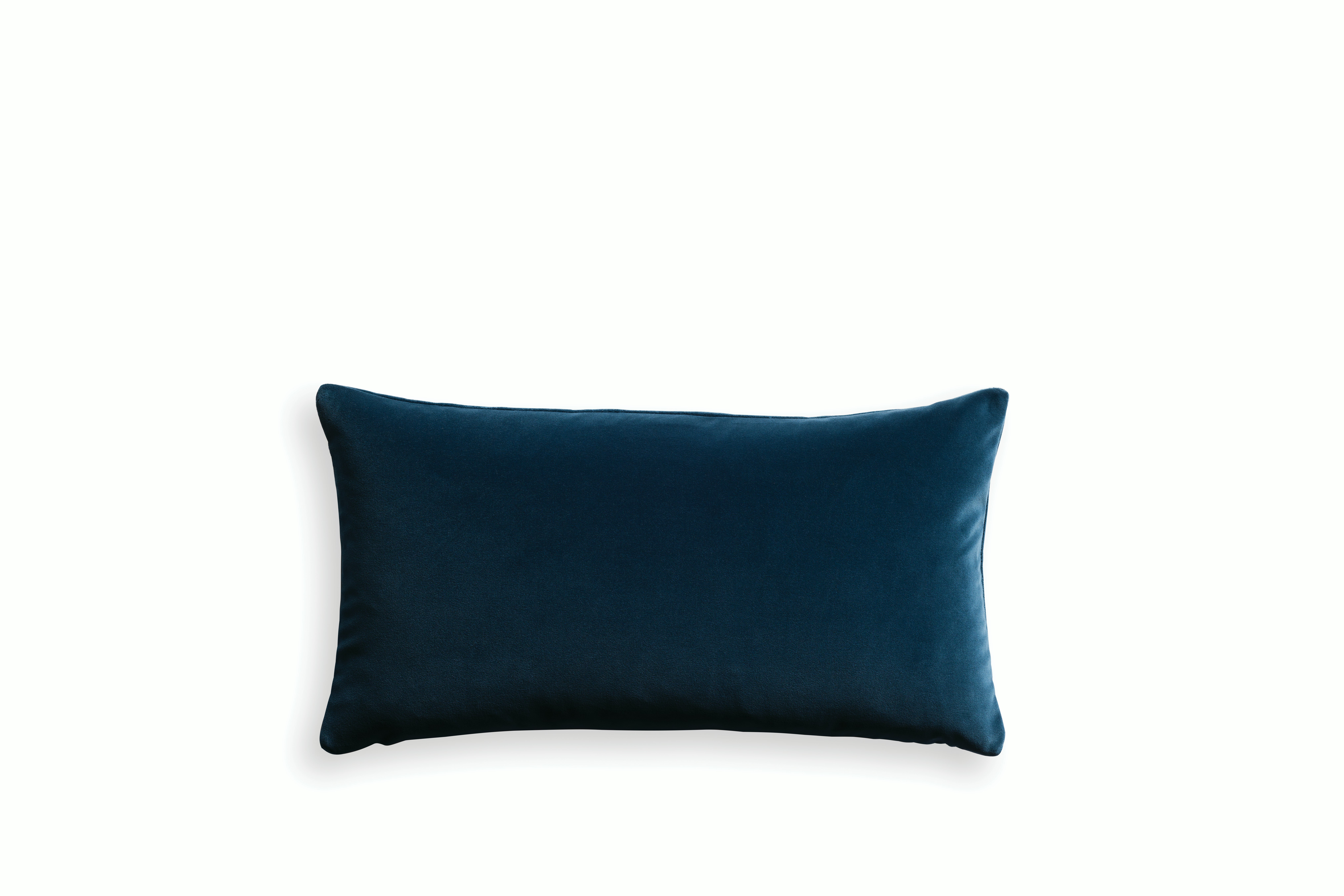 Cotton Velvet Lumbar Throw Pillow