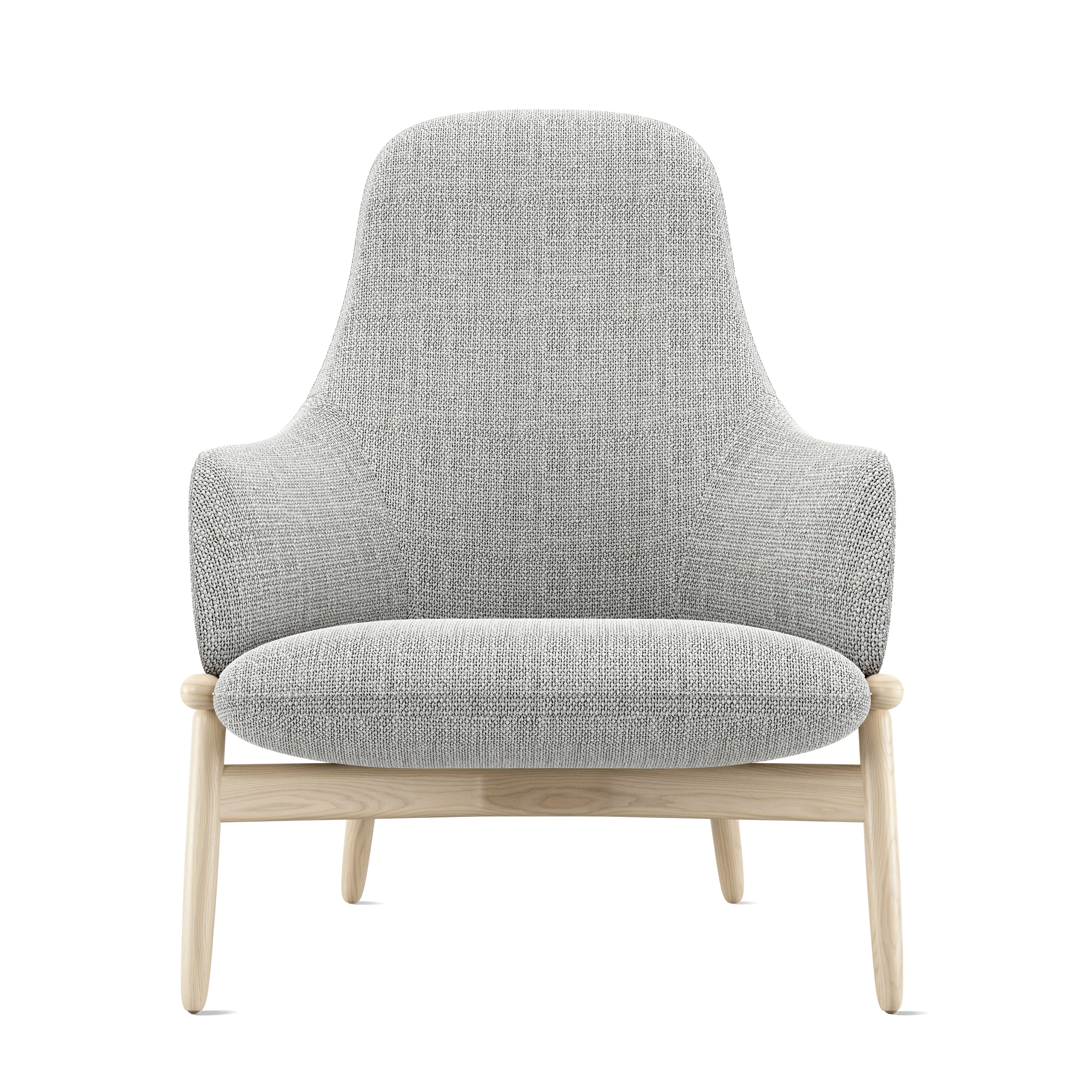 ReFrame Lounge Chair - High Back,  Capri,  Silver,  Ash