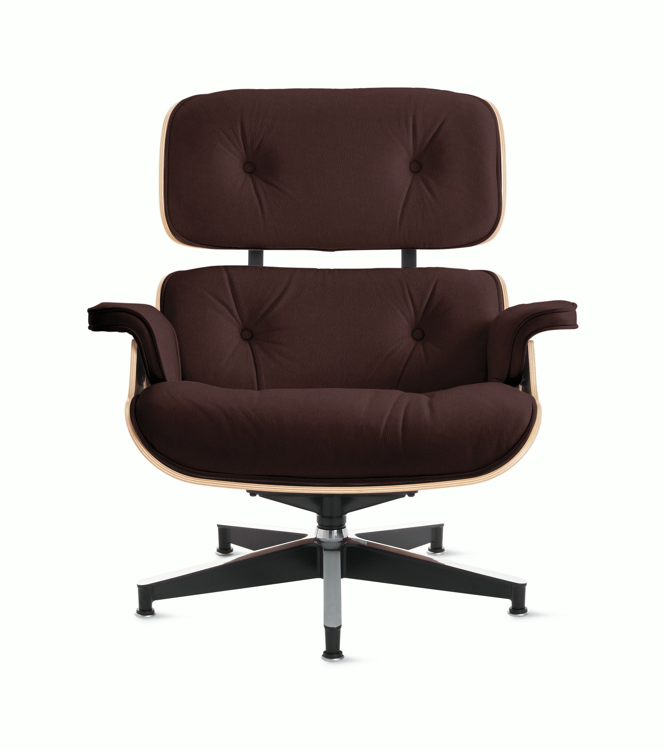 Eames Lounge Chair in Prone and Stow leathers