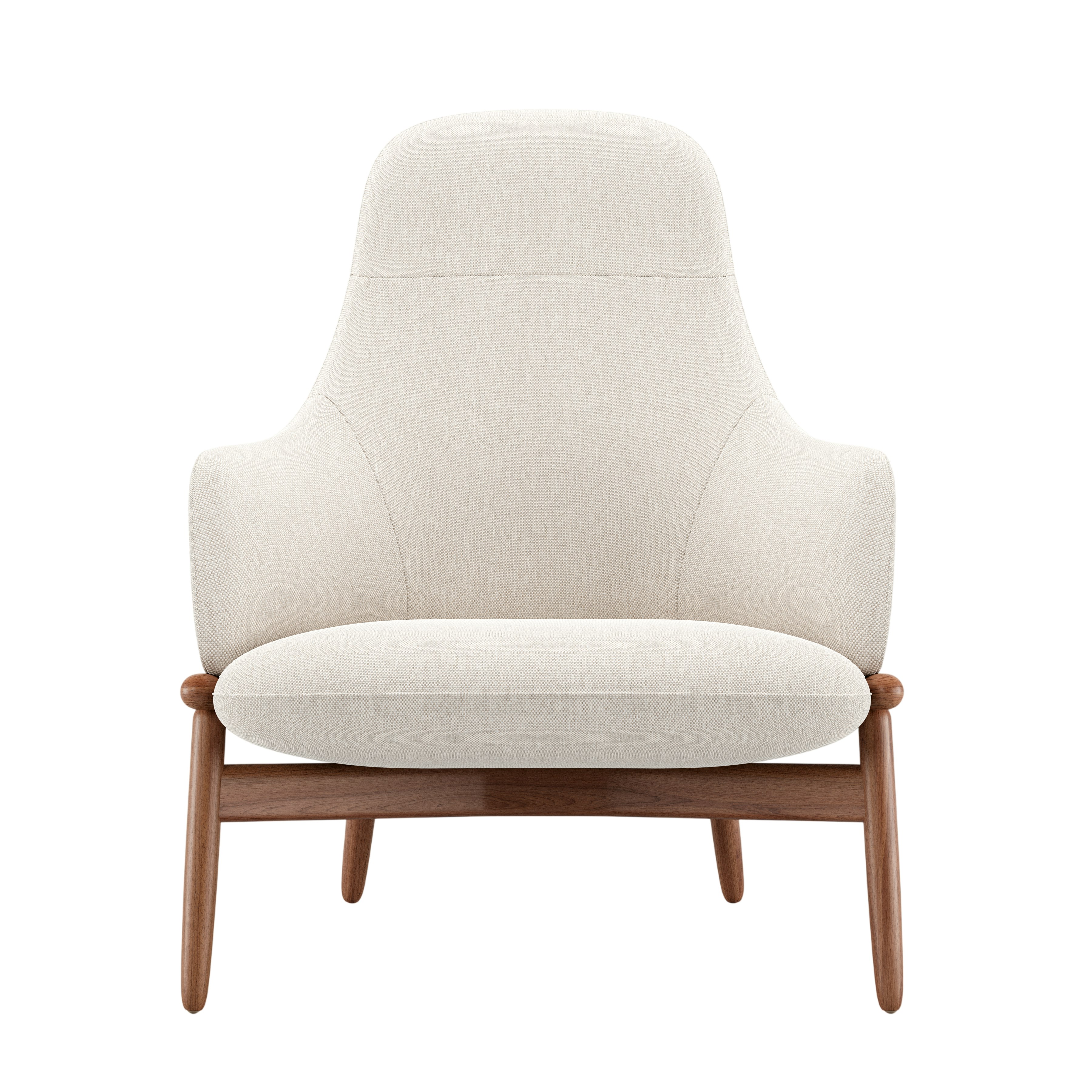 ReFrame Lounge Chair - High Back,  Mode Clavicle,  Walnut