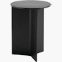 Wood Slit Side Table Wood Slit Side Table, Black