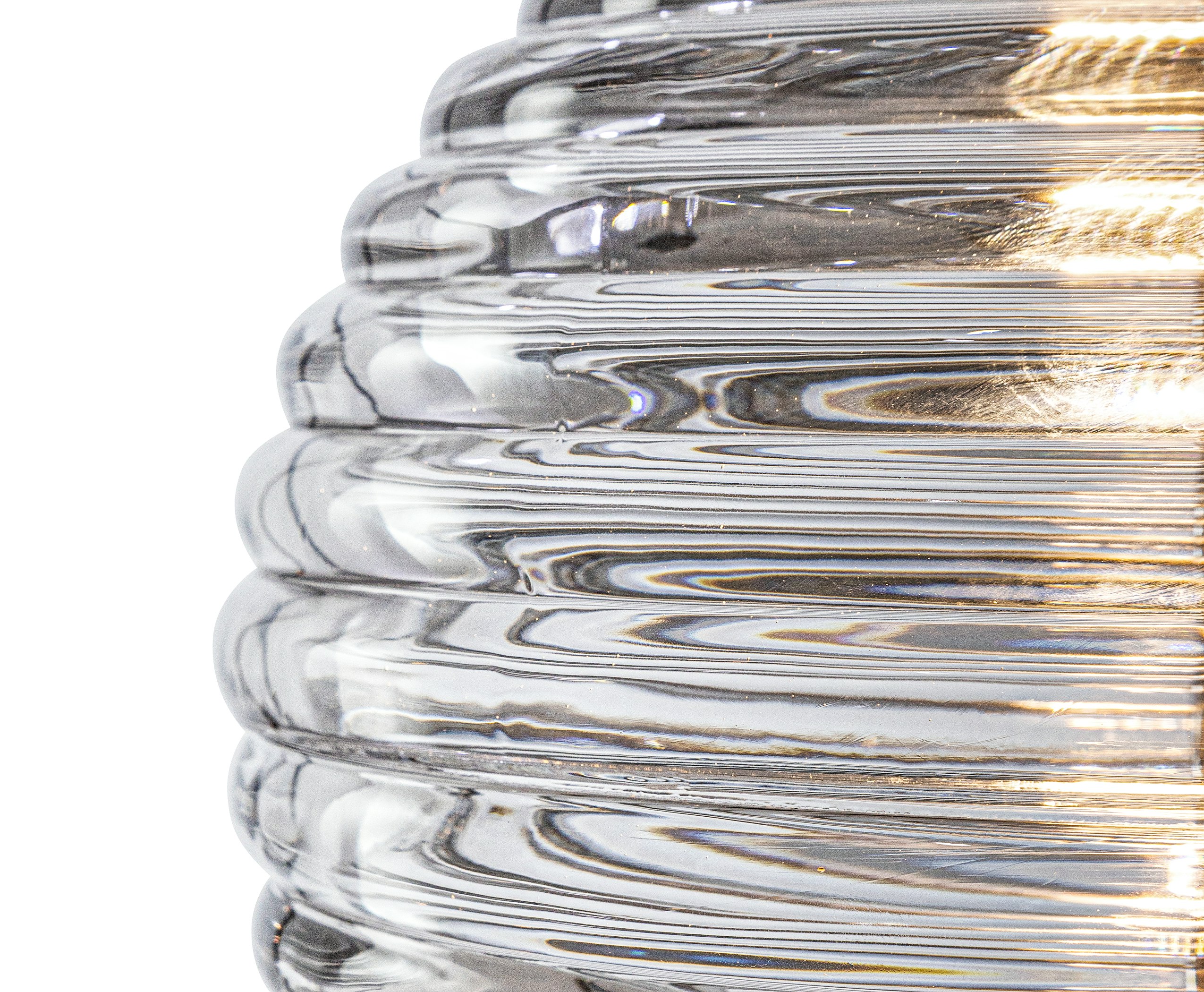 Press Pendant Sphere Clear LED - Glass