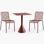 Palissade Café Set Palissade Café Set, Cone Table Square