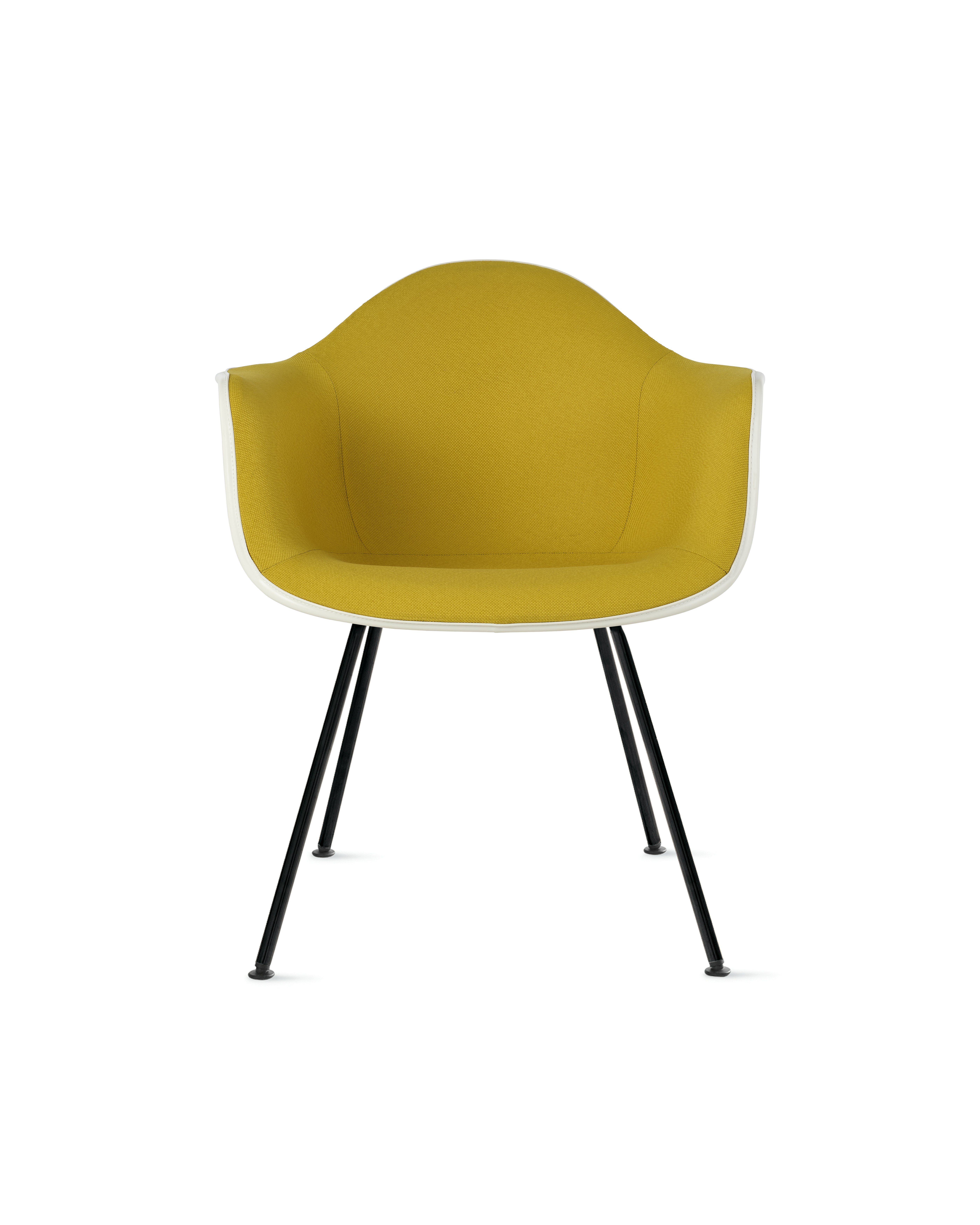 Eames Upholstered Molded Plastic Armchair
