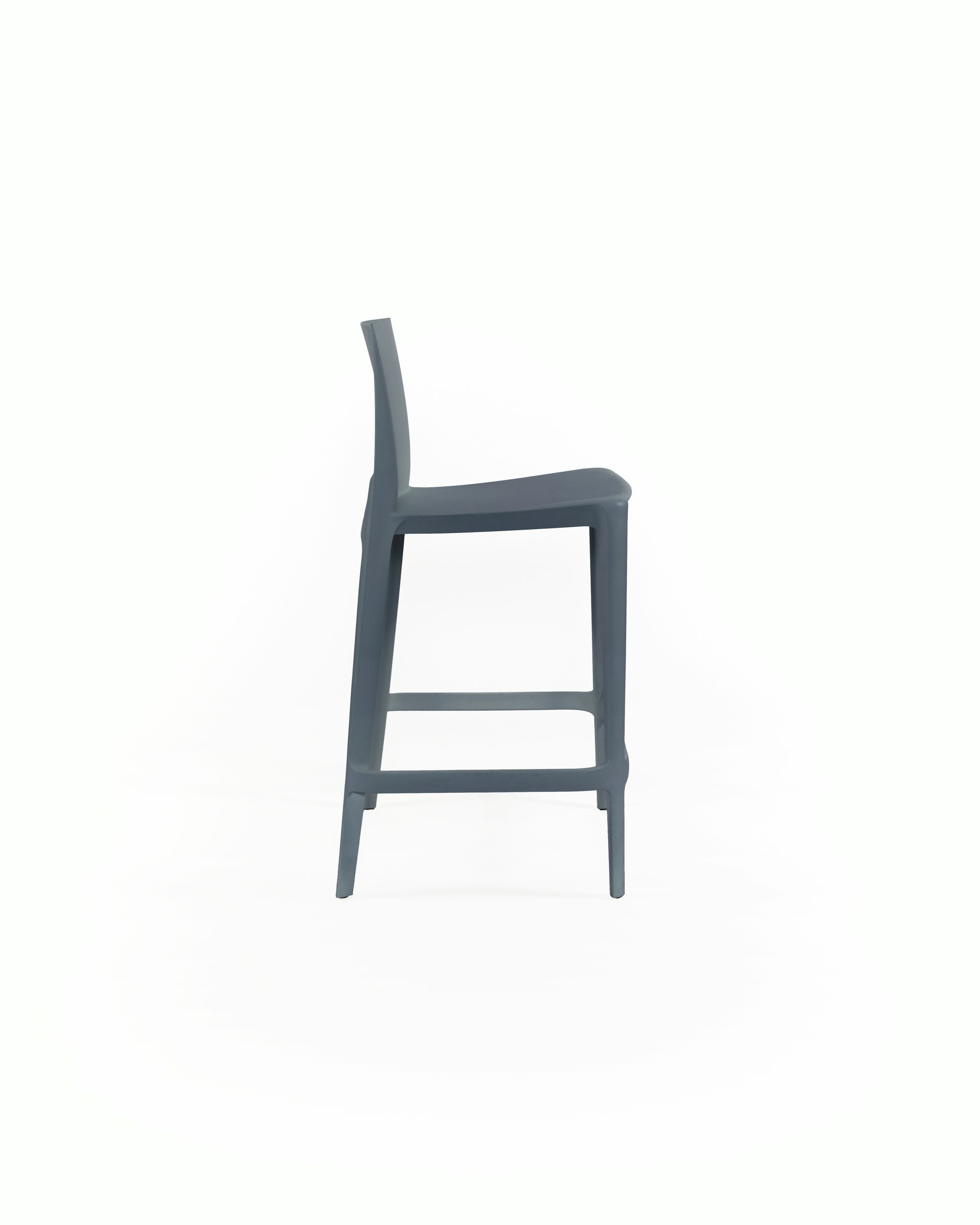 Bellini Stool - Set of 2 - Counter Height, Dark Grey