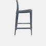 Bellini Stool - Set of 2 - Counter Height, Dark Grey
