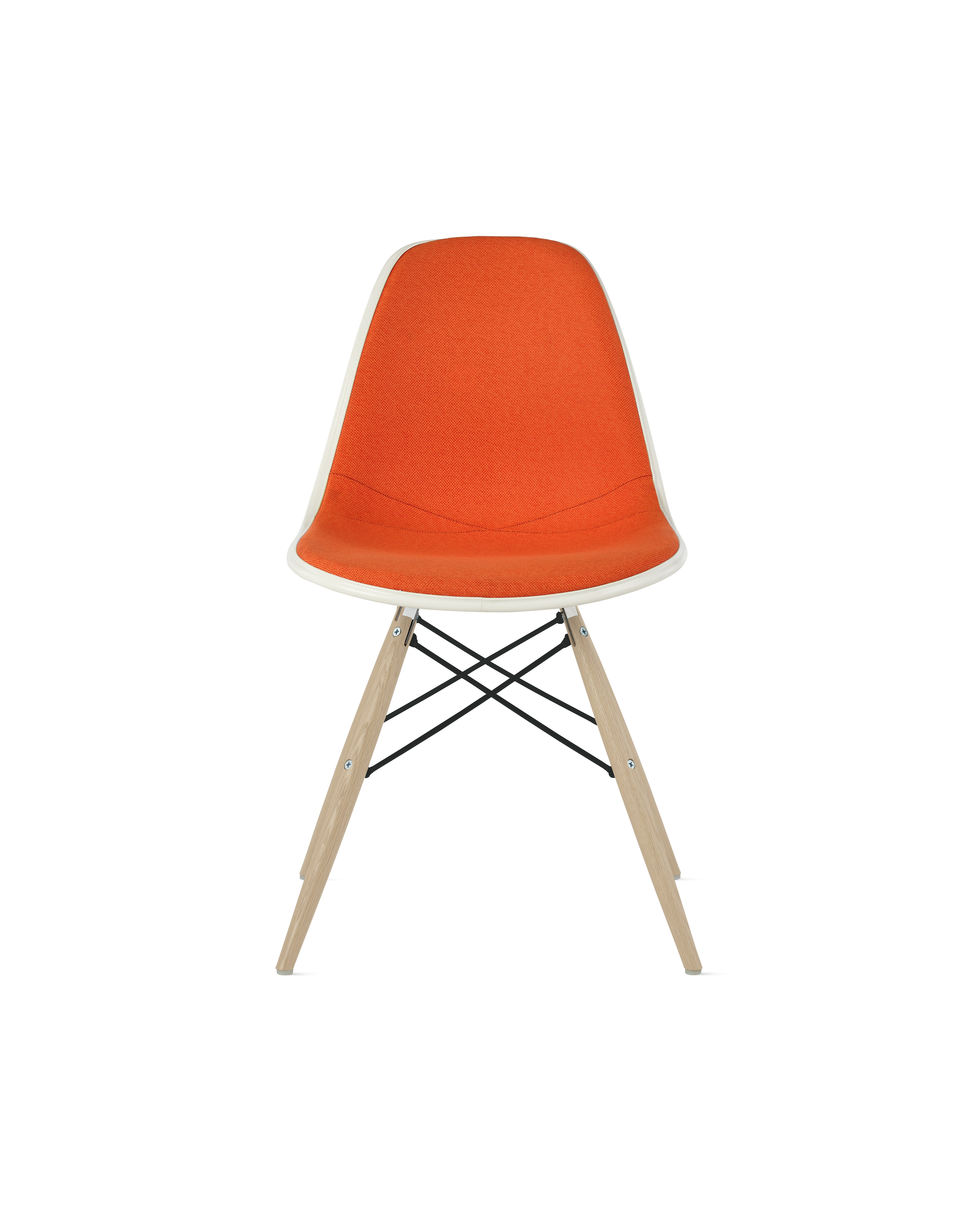 Eames Upholstered Molded Plastic Side Chair