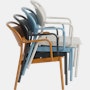 Linear Steel Lounge Armchair