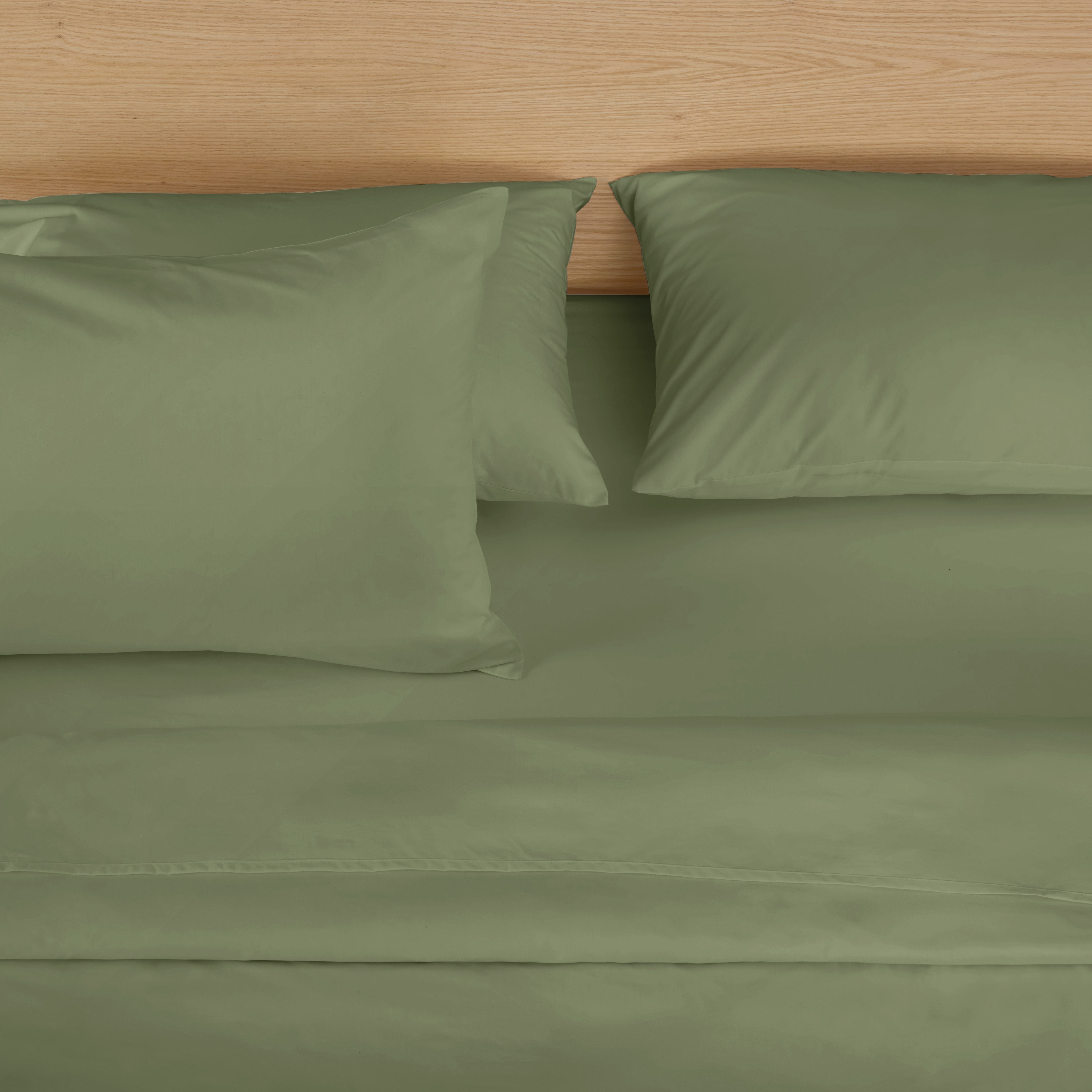 Design Within Reach Sheet Set - Percale,  Queen,  moss