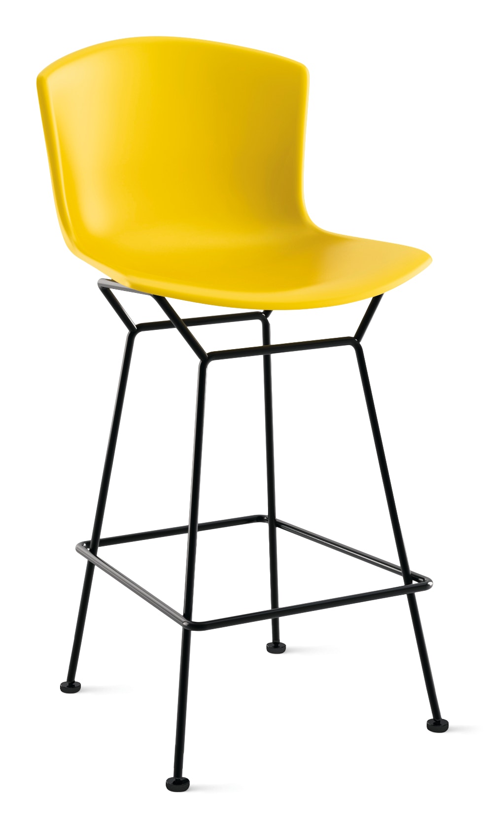 Bertoia Molded Shell Counter Stool