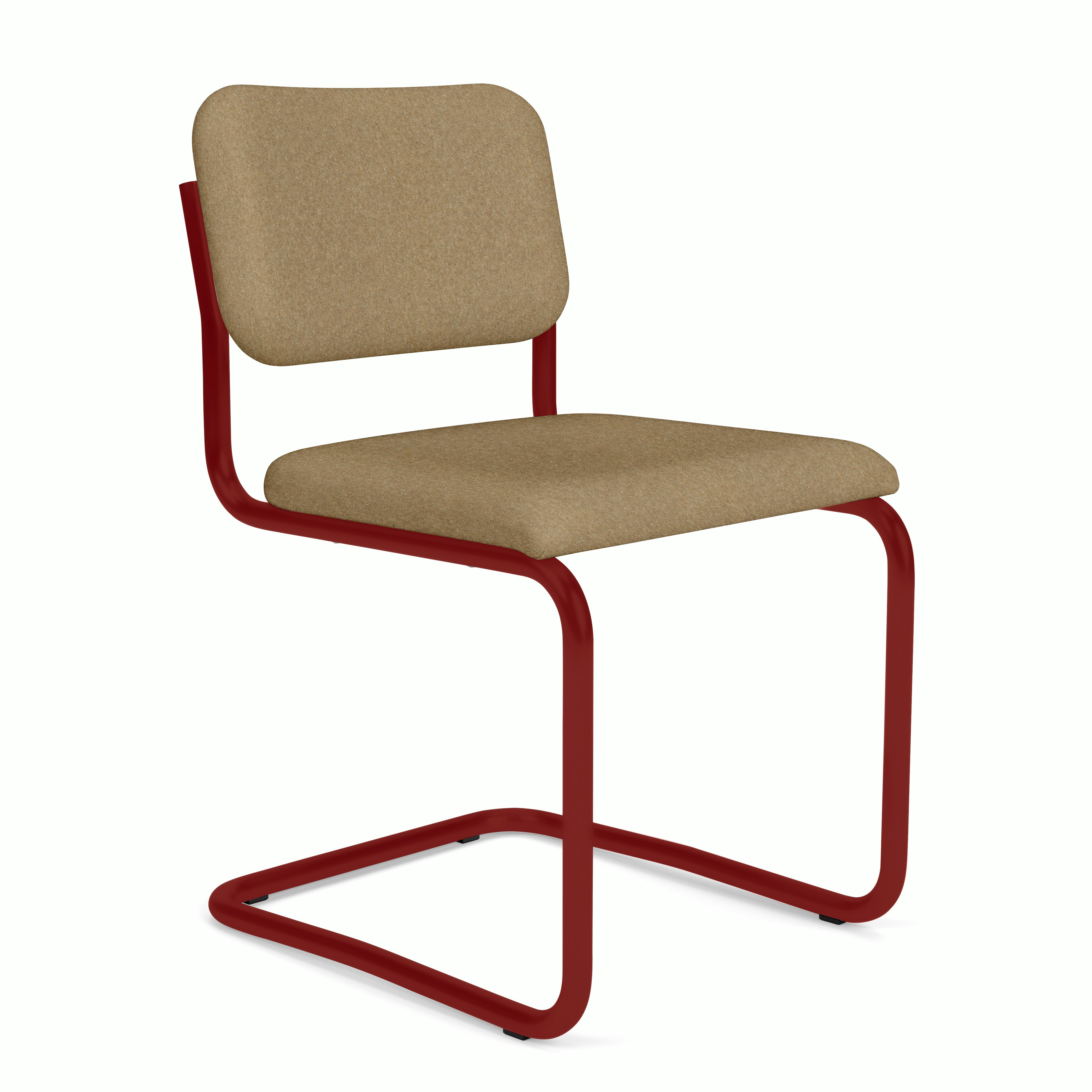 Cesca Upholstered Chair - Side Chair,  Fully Upholstered,  Wow Factor,  excursion,  red