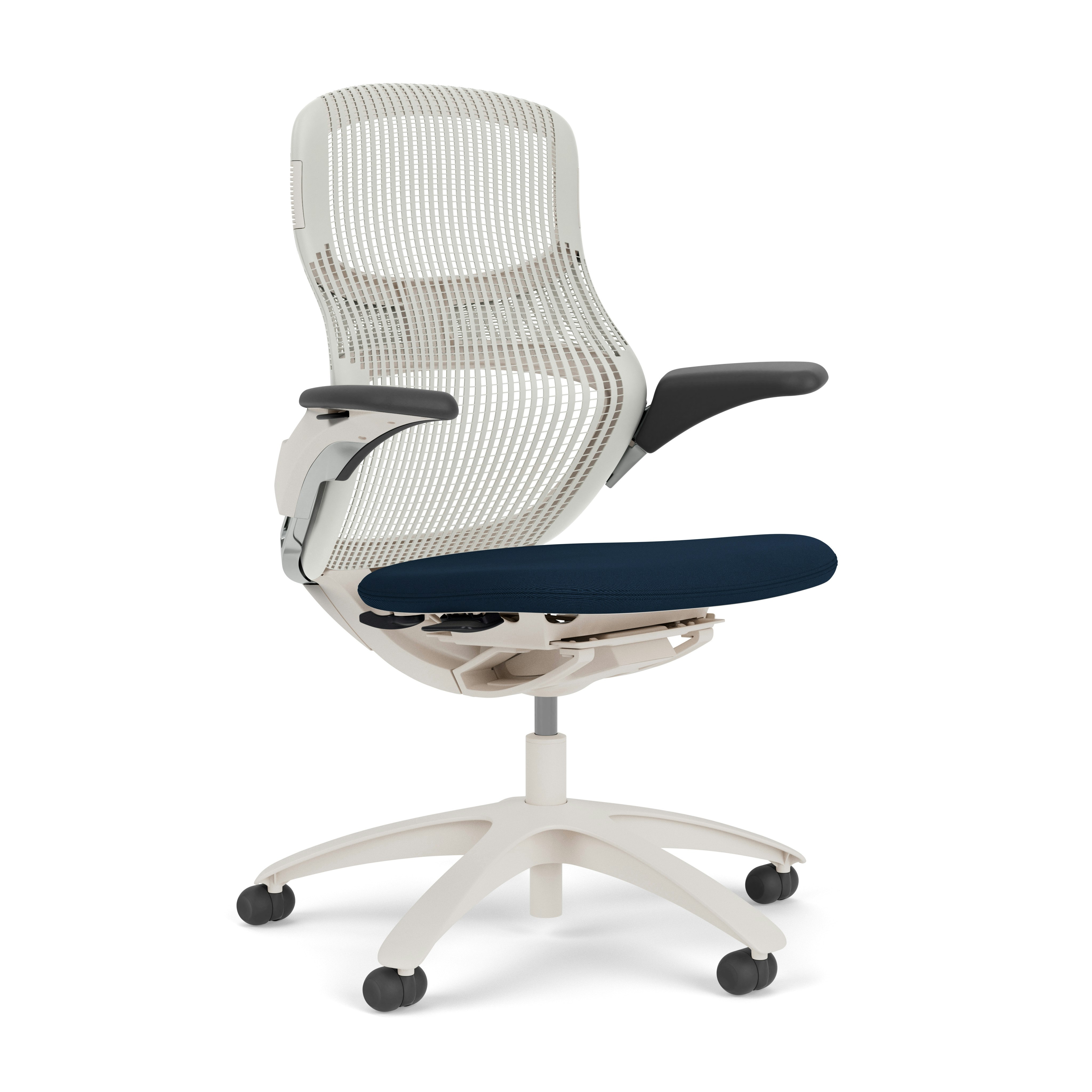 Generation Chair - Light, Height Adjustable, Meteor, Generation, Bluemarine, Plastic Standard, Hard Wheel