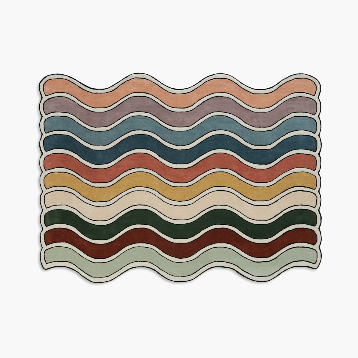 Wavy Rug Wavy Rug, Jewel