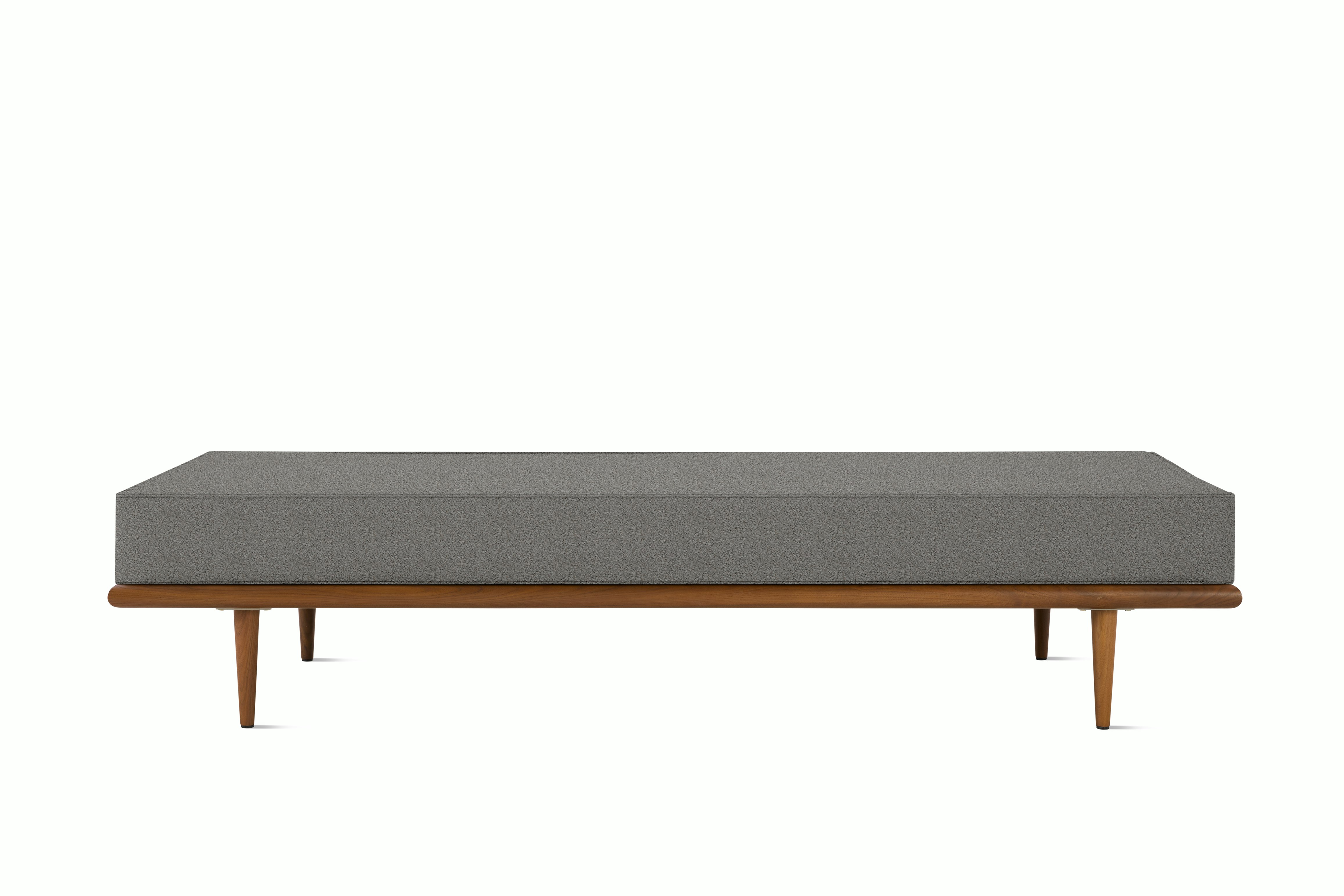 Nelson Daybed - Standard,  Walnut,  Whim,  Pewter,  Taper