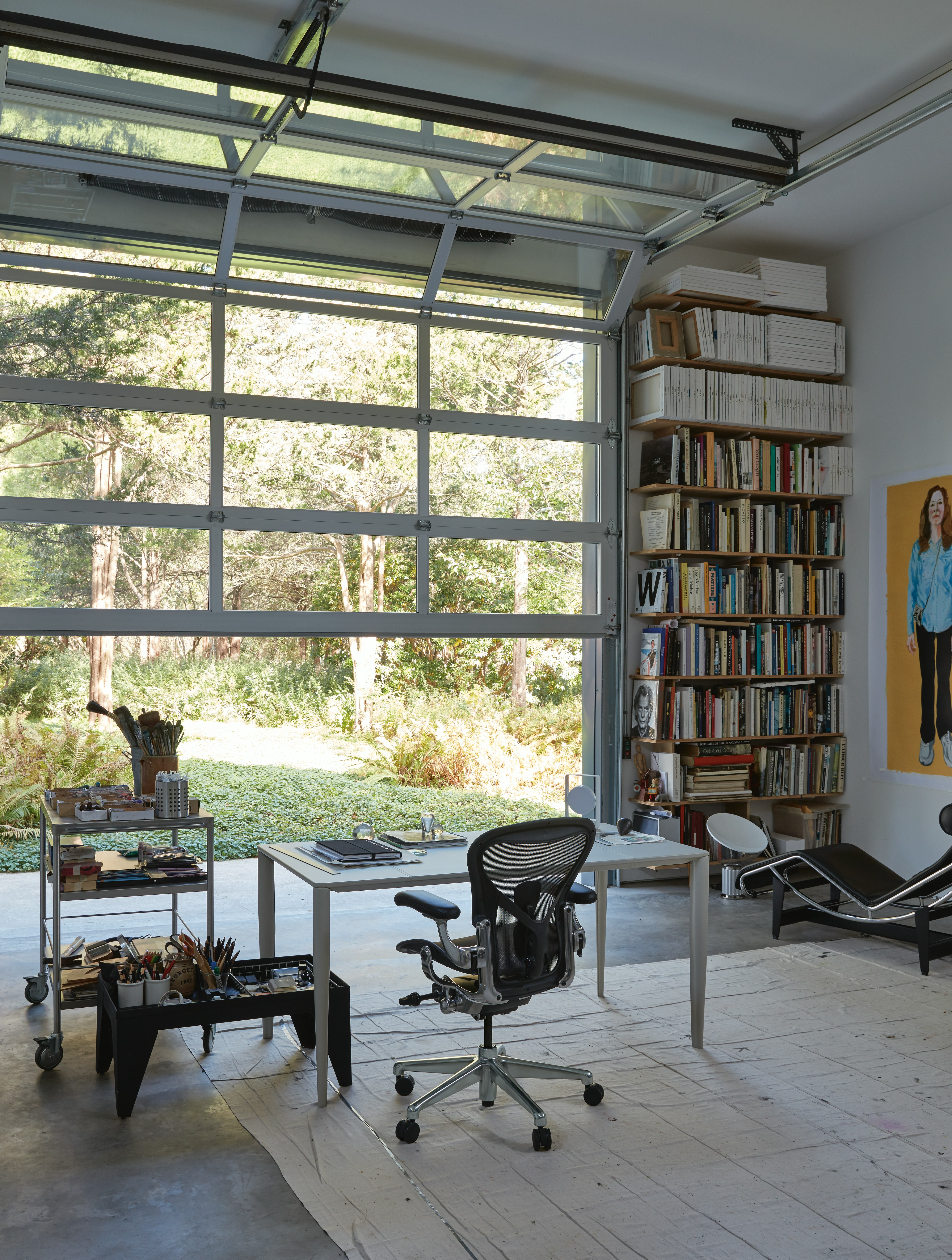 dwr leather desk