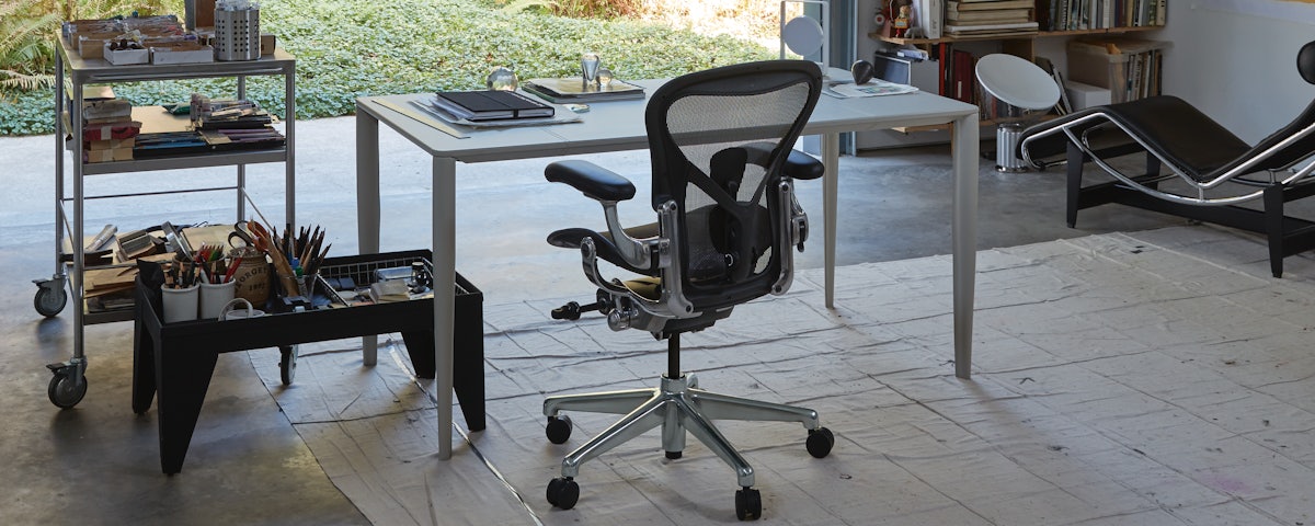 Vella Leather Desk