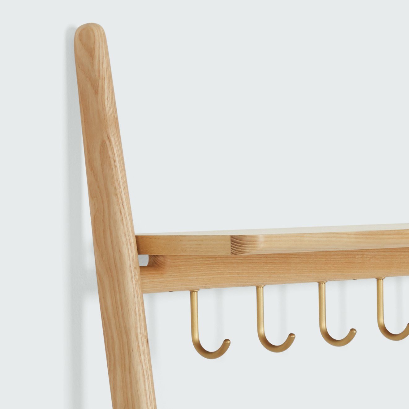 Folk Ladder Coat Rack
