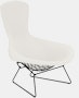 Bertoia Bird Lounge Chair, Black, Full Cover, Hourglass, Air