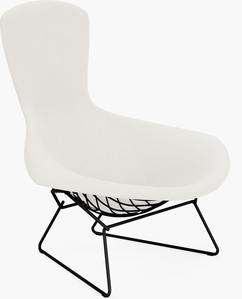 Bertoia Bird Lounge Chair, Black, Full Cover, Hourglass, Air