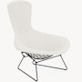 Bertoia Bird Lounge Chair, Black, Full Cover, Hourglass, Air