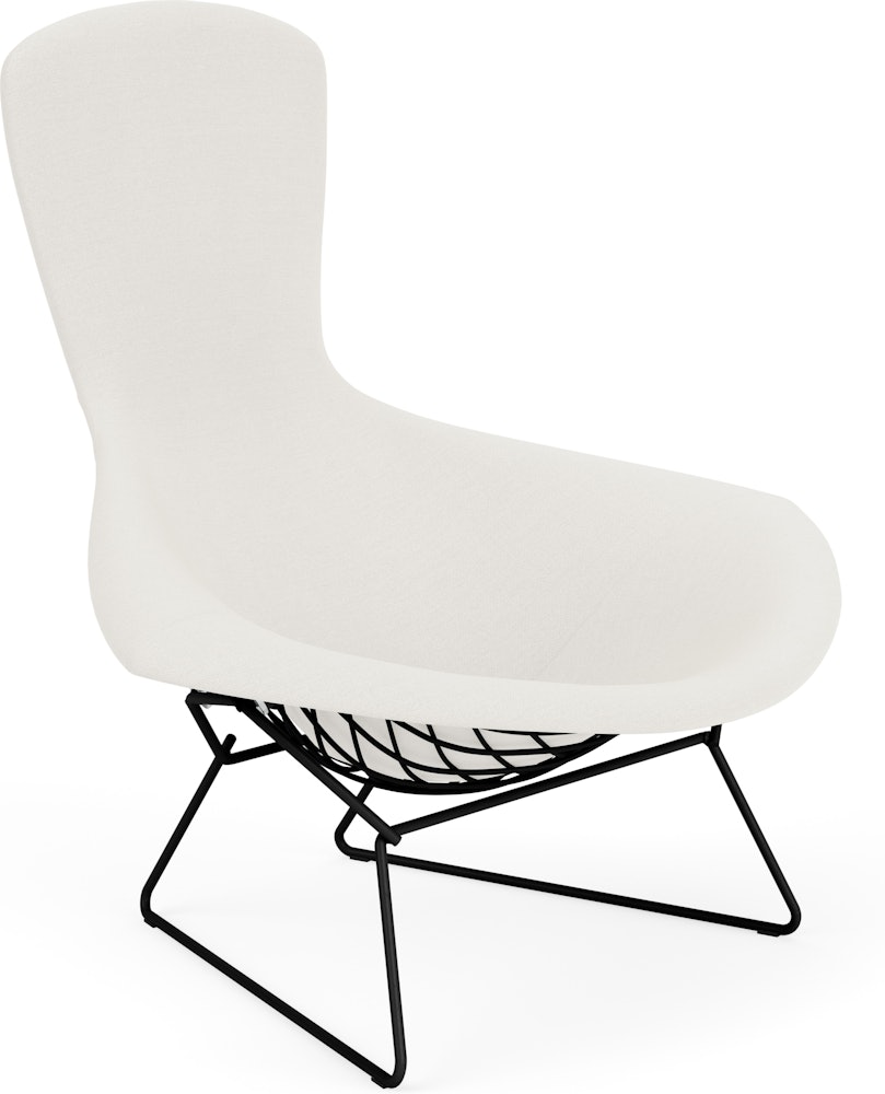 Bertoia Bird Lounge Chair, Black, Full Cover, Hourglass, Air