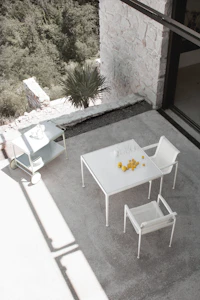 1966 Serving Cart, 1966 Dining Table, 1966 Dining Chair