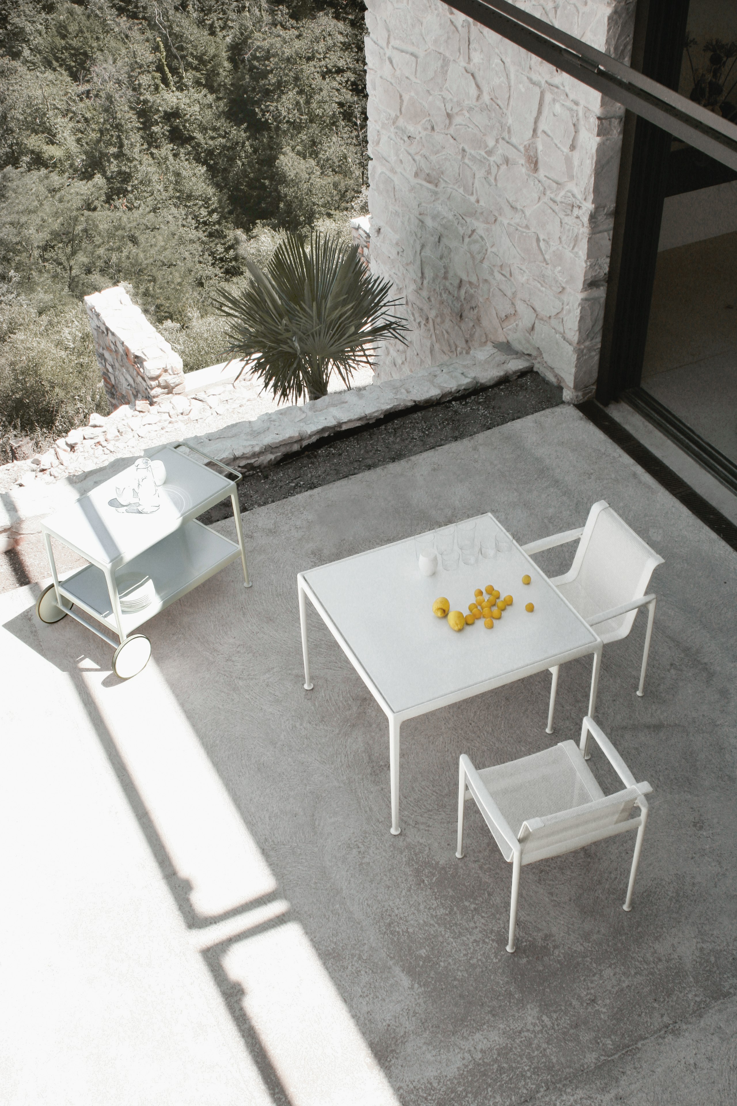 1966 Serving Cart, 1966 Dining Table, 1966 Dining Chair