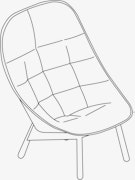 Uchiwa Lounge Chair