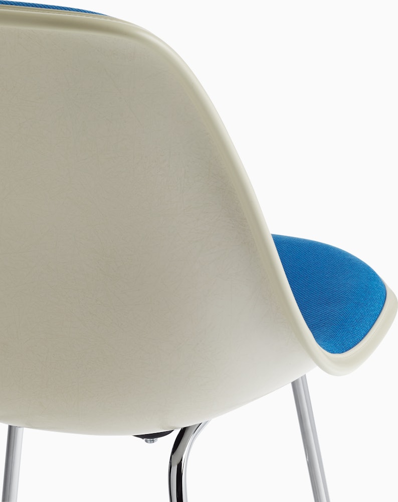 Eames Upholstered Molded Fiberglass Stool