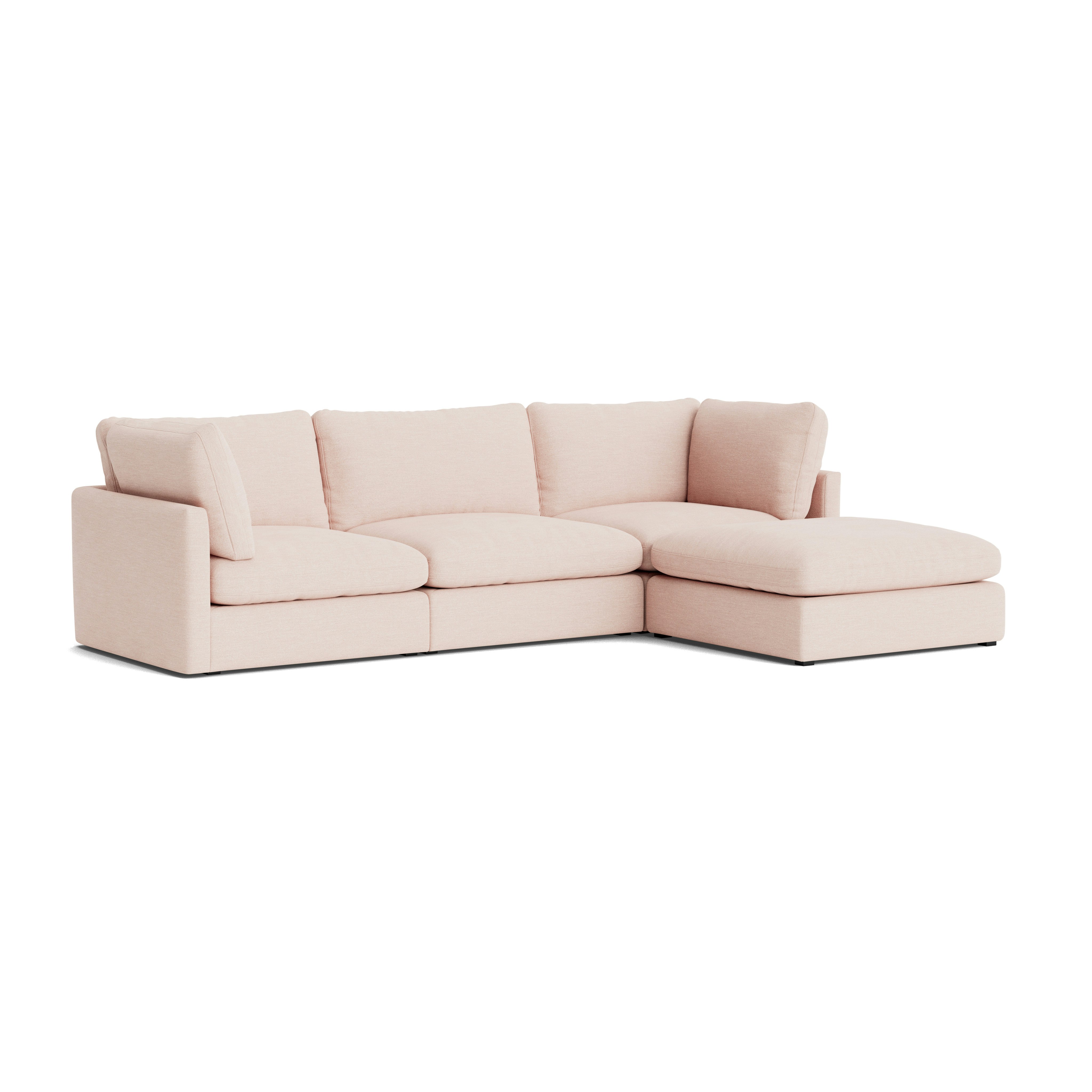 Hackney Lounge Compact Sectional - Mode, 026 Petal