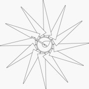 Nelson Turbine Clock