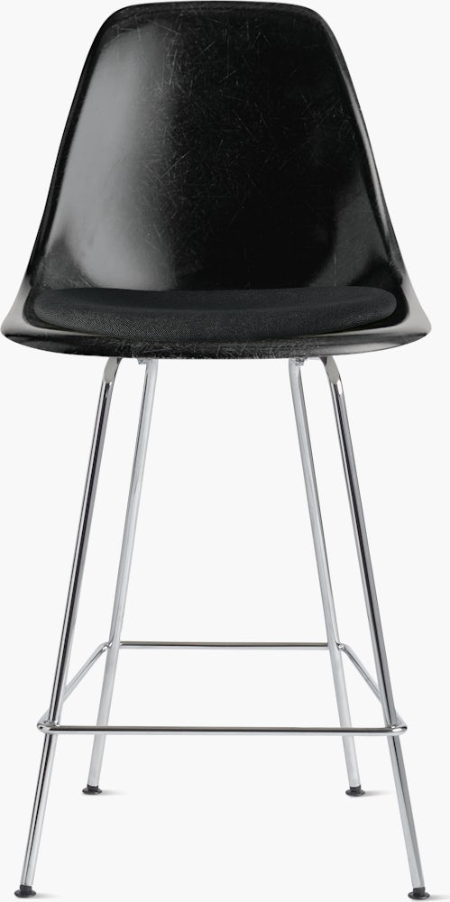 vroegrijp Stapel Voorzieningen Eames Molded Fiberglass Stool with Seat Pad – Design Within Reach