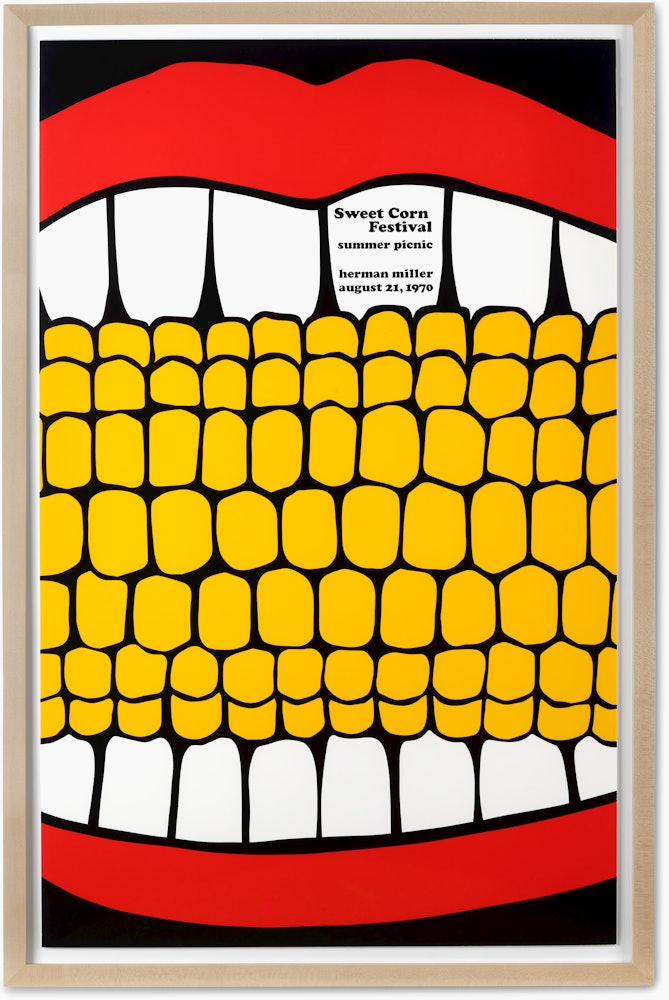 Sweet Corn Picnic Poster