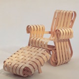 Gehry Power Play Chair with Ottoman