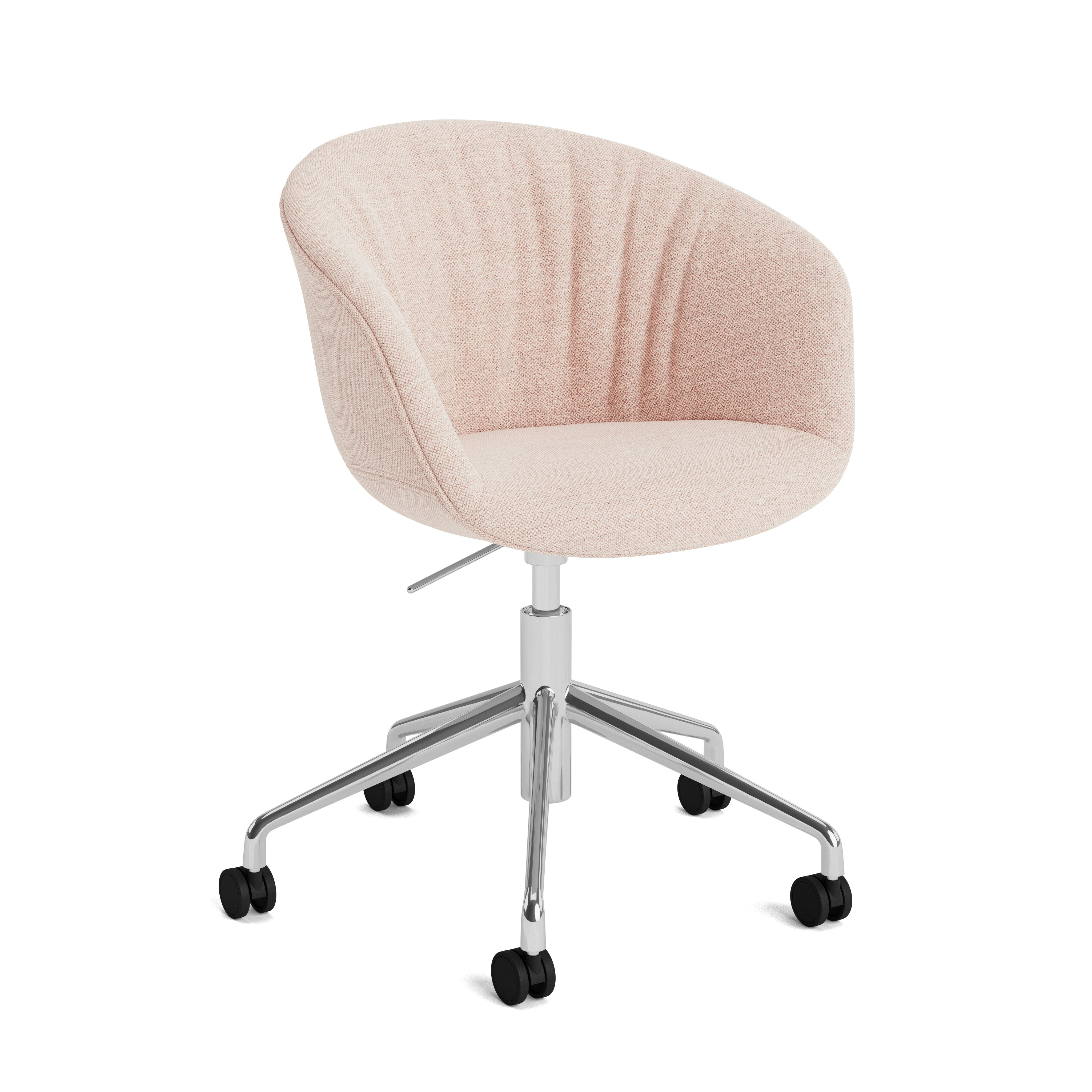 AAC 53 Soft Uph Task Armchair - Mode, 026 Petal - Polished Aluminum