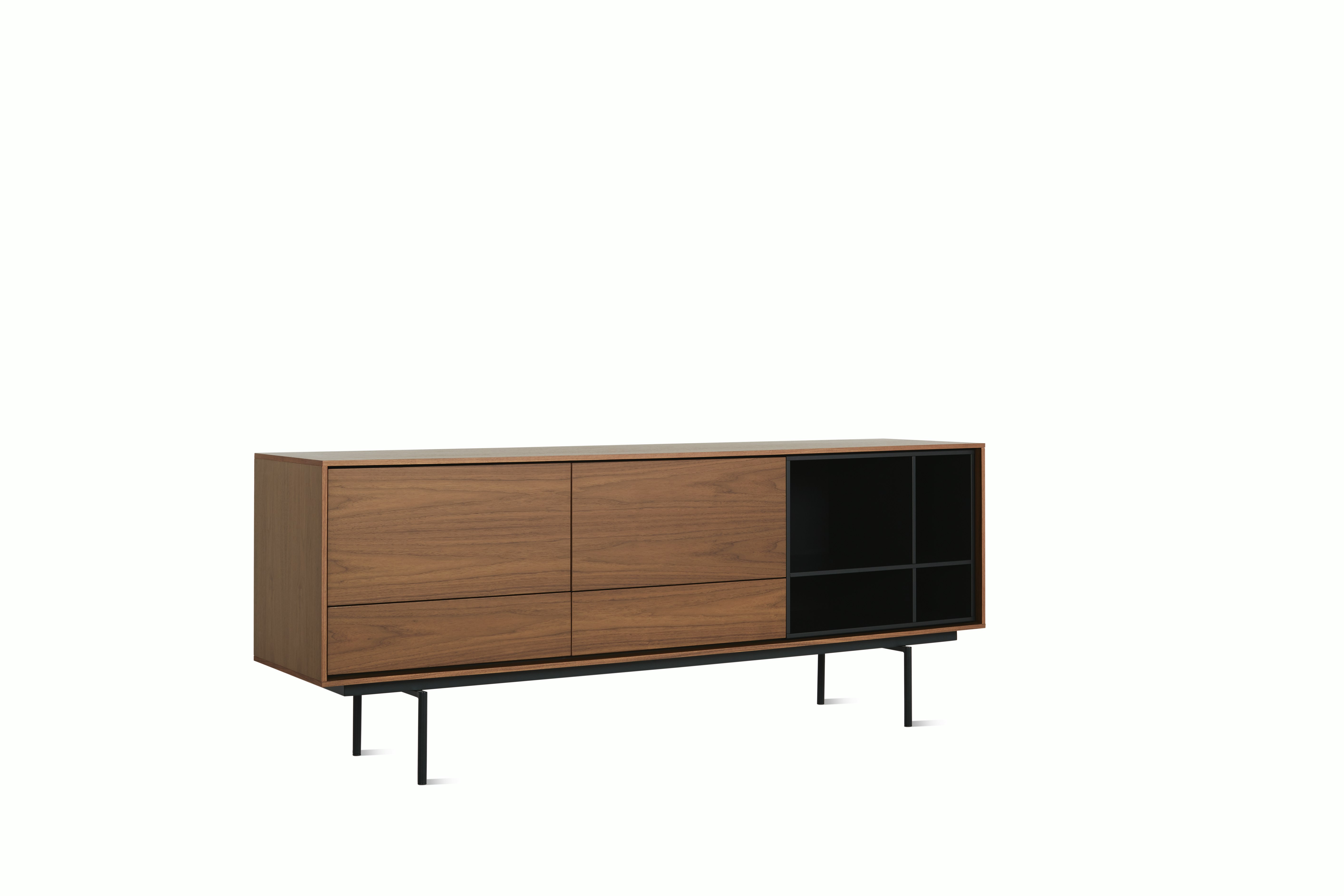 Aura Credenza Four Leg Base