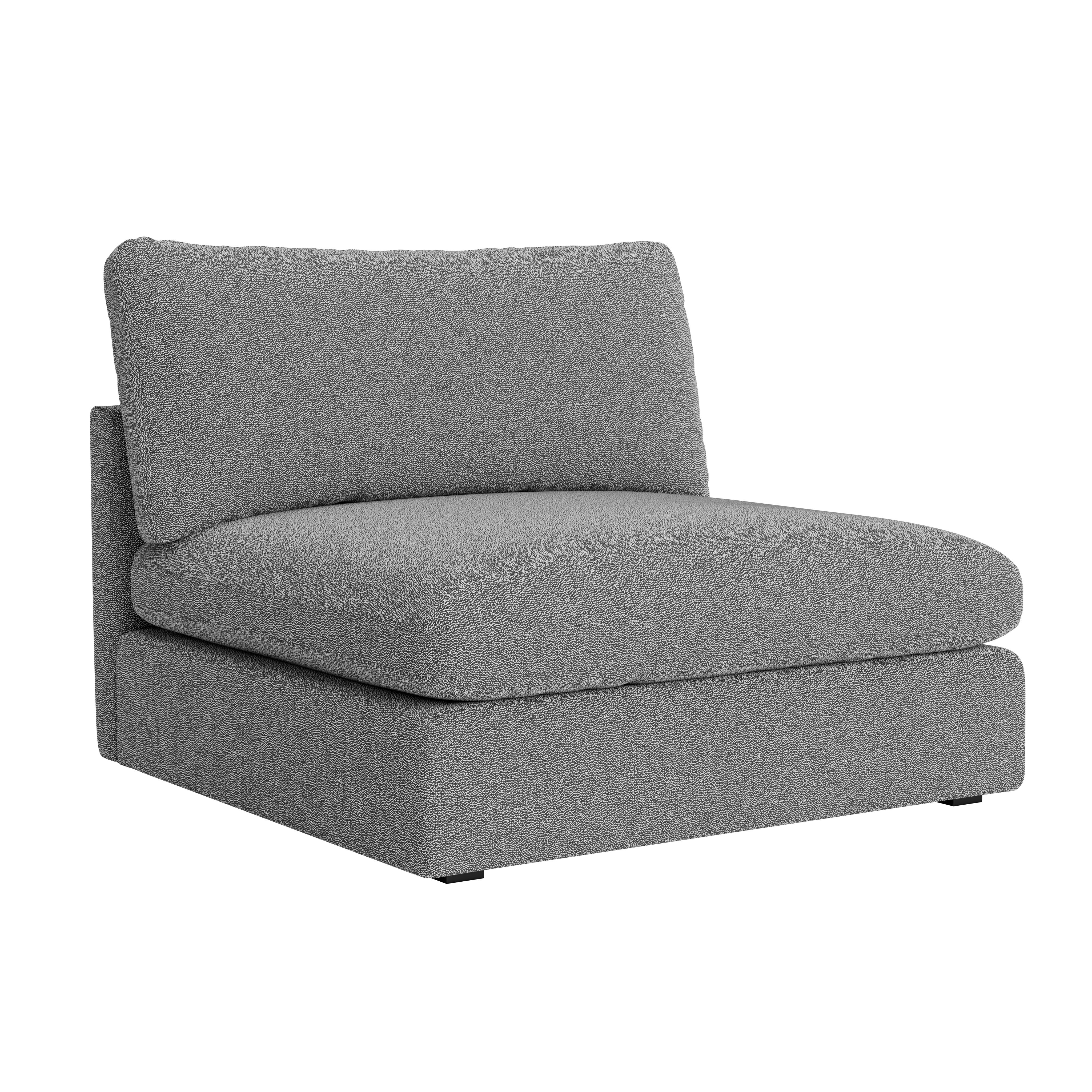 Hackney Lounge 2.0 Armless Single Seater - Olavi by HAY, 03 Black / White Speckle