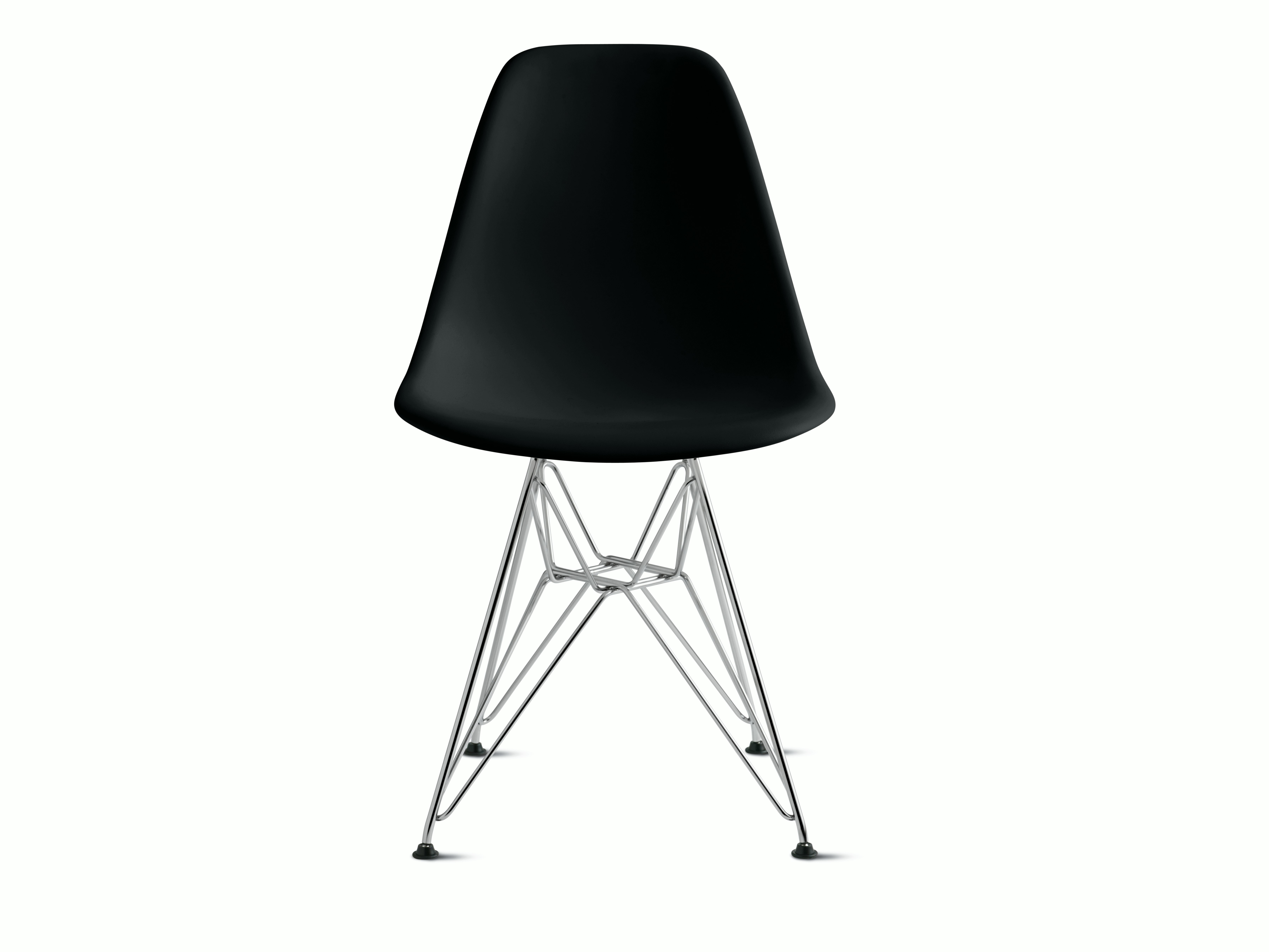 Eames Molded Plastic Wire-Base Side Chair (DSR)