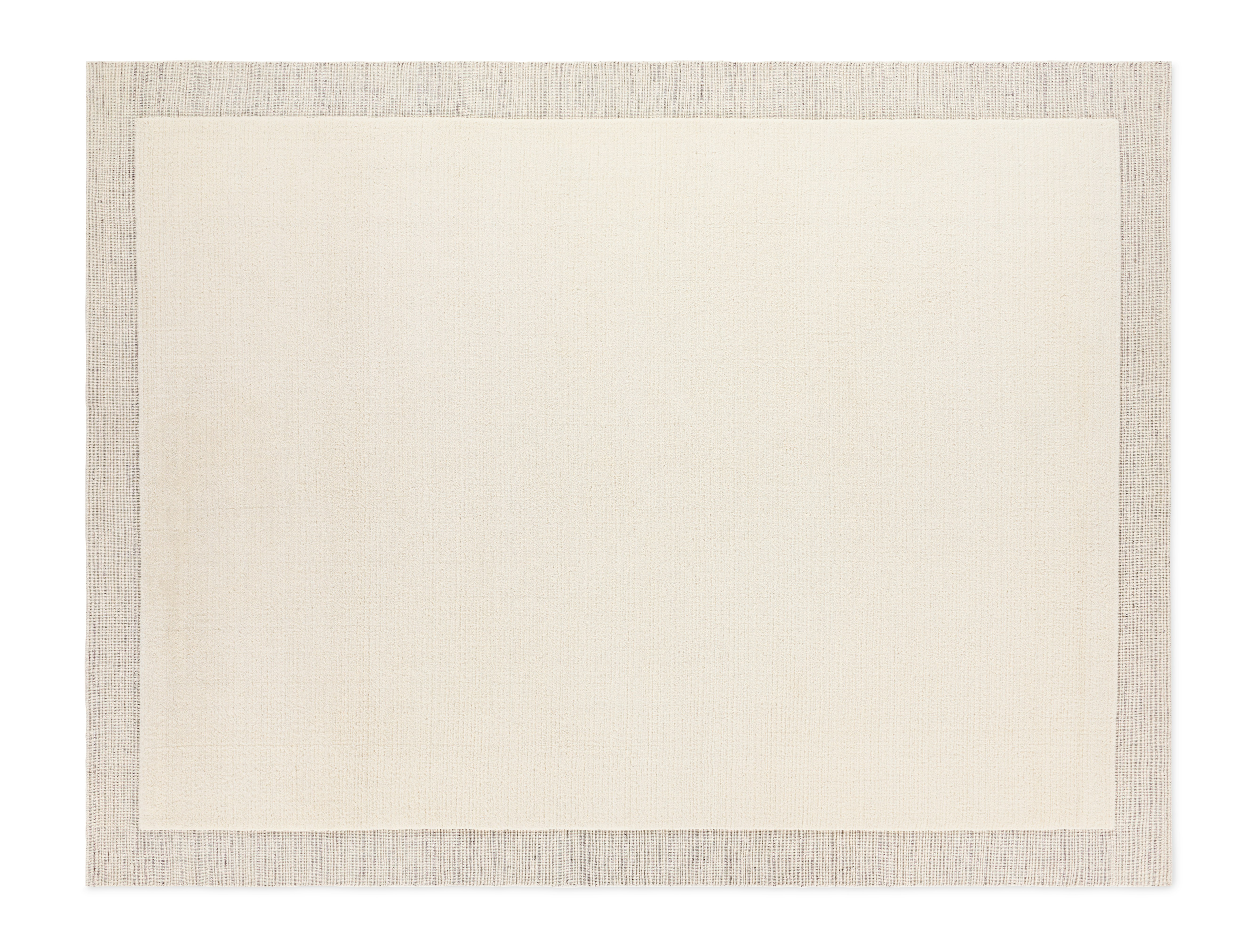 Isla Handloom Wool Rug, Ivory