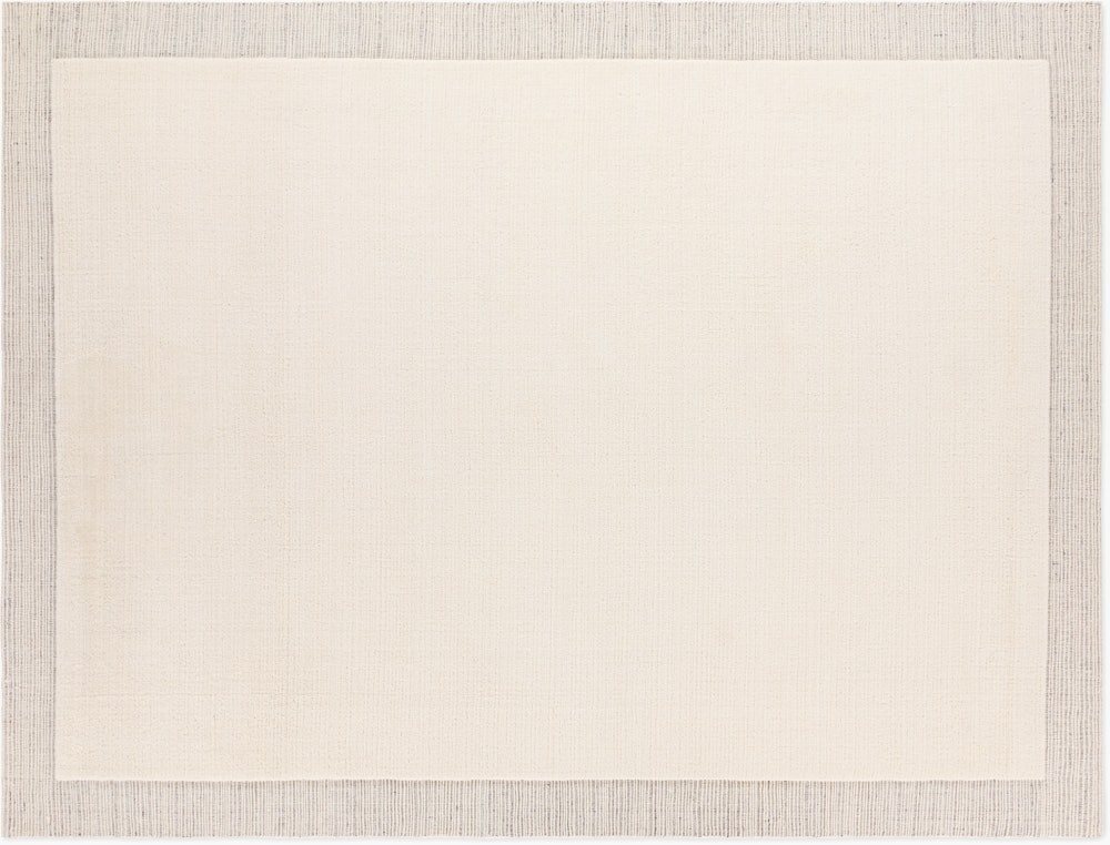 Isla Handloom Wool Rug, Ivory – Design Within Reach